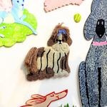 Peanut Tufted Rug - Original Art